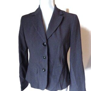 Evan Picone Blazer/ Gray/4 Petite